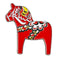 Collectible Dala Horse Metal Hat Pin-HP07