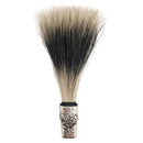 Hat Pin Gamsbart Brush with Edelweiss & Strap-HP11