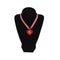 Edelweiss Red Heart Oktoberfest Costume Necklace