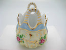 Vintage Victorian Antique Basket Jewelry Box Deluxe Gold - GermanGiftOutlet.com
 - 6