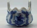 Vintage Victorian Antique Basket Jewelry Box Delft Blue - GermanGiftOutlet.com
 - 3