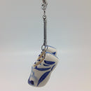 Holland Clogs Large Delft Ceramic Key Ring - GermanGiftOutlet.com
 - 3