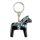 Souvenir Keychain Dala Horse Black/2"-KE01