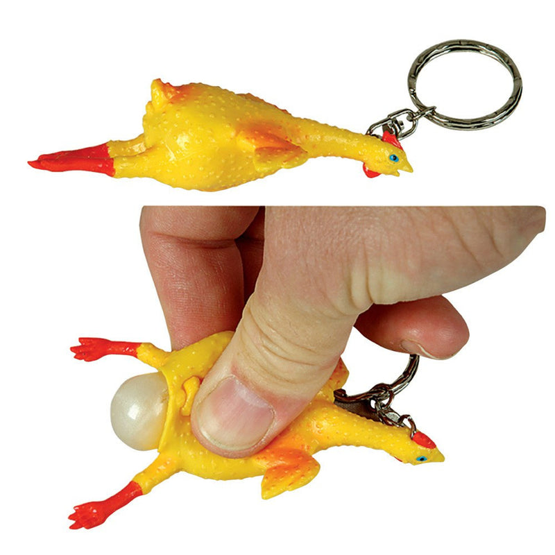 Chicken Keychain with Pop Out Egg - GermanGiftOutlet.com
 - 1