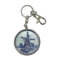 Windmill Metal Round Pill Box Keychain-KE02