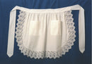 Victorian Lace Adult Half Apron Ecru - GermanGiftOutlet.com
 - 5