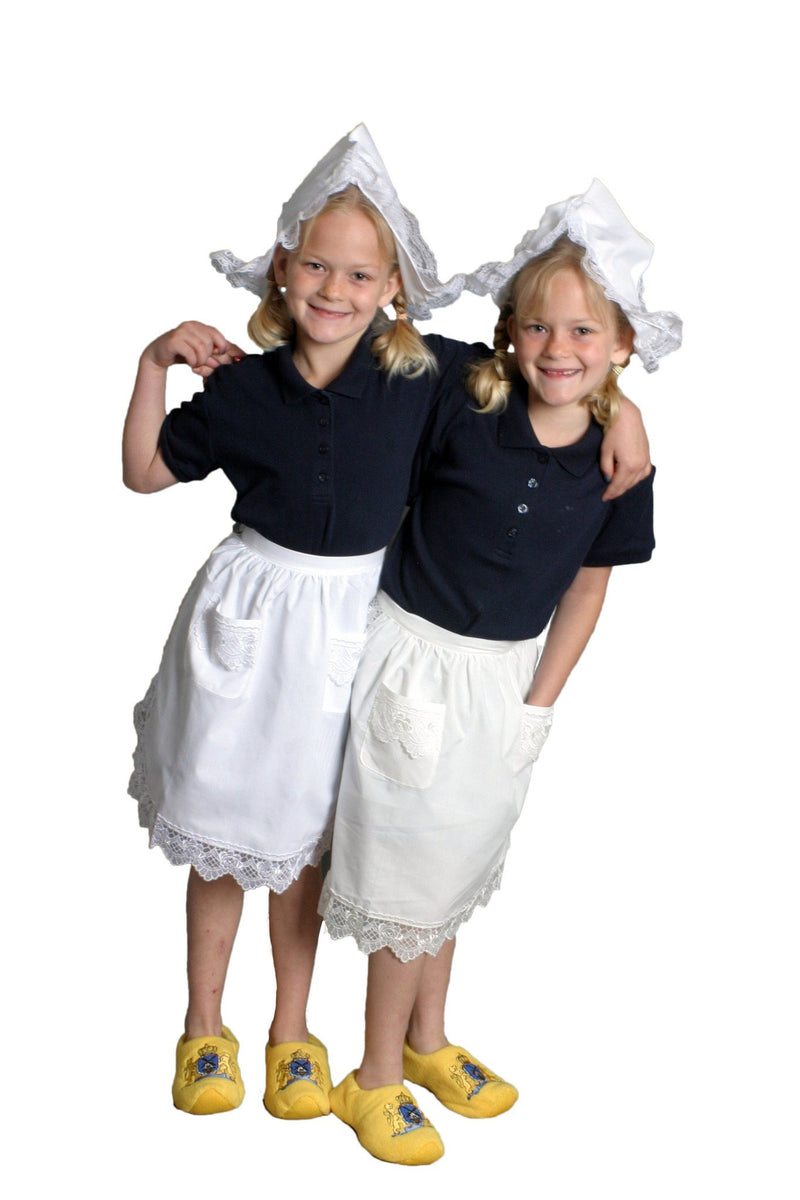 Girls and Petite Women Apron Lace Ecru Half Apron (Ages 4+) - GermanGiftOutlet.com
 - 5