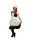 "Maid Costume" White Lace Headband and Small Ecru (Off White) Full Lace Apron Costume Set - GermanGiftOutlet.com
 - 1