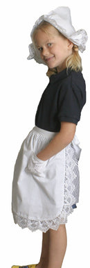 Girls and Petite Women Lace White Half Apron (Ages 4+) - GermanGiftOutlet.com
 - 4