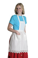 Girls and Petite Women Lace White Full Apron (Ages 8+) - GermanGiftOutlet.com
 - 4