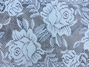 Alpine Rose White Square Table Linen - OktoberfestHaus.com