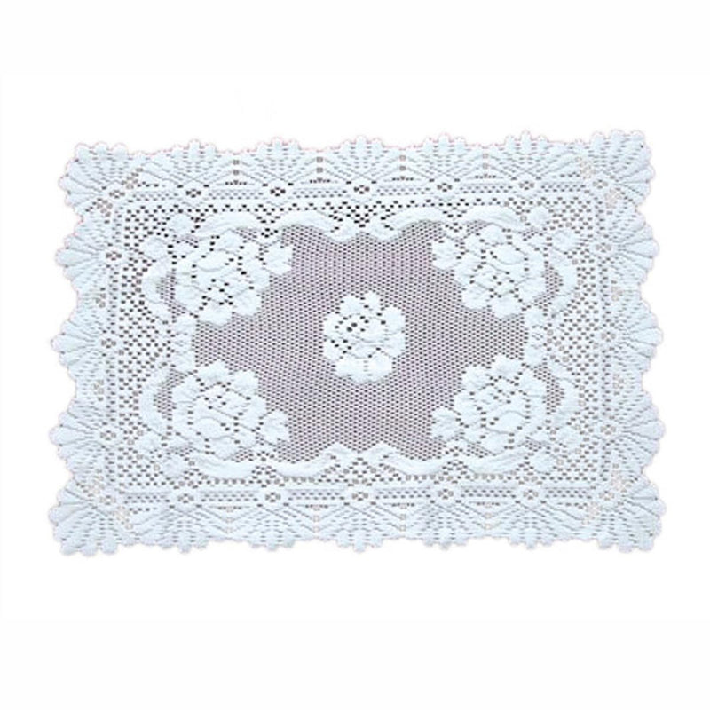 Oktoberfest Alpenrose Rectangular White Table Linen-LI02