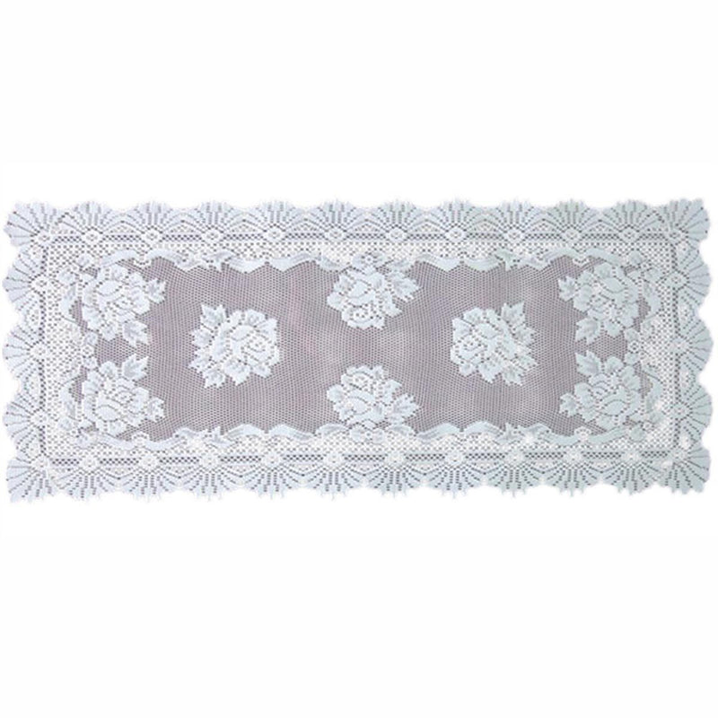 Oktoberfest Alpenrose Rectangular White Table Linen-LI02