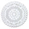 Oktoberfest Alpenrose Round White Table Linen-LI03