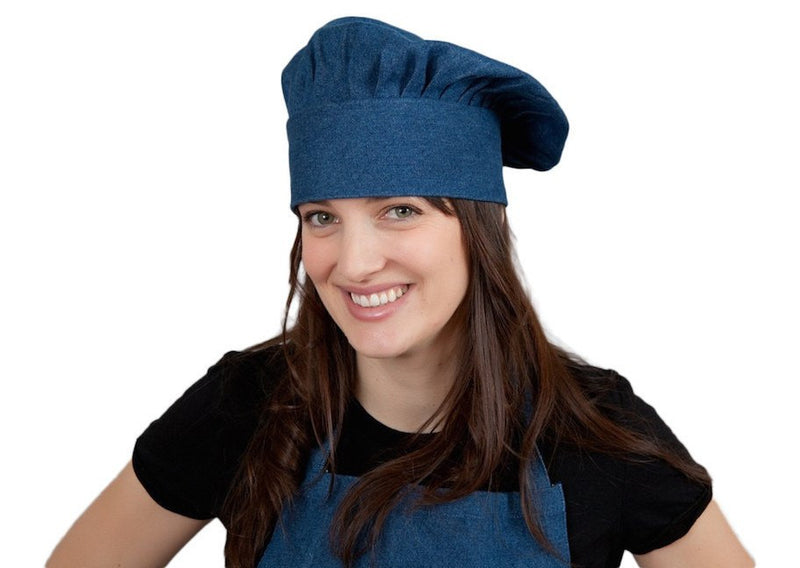 Chef Hat/Plain Denim - GermanGiftOutlet.com
 - 1