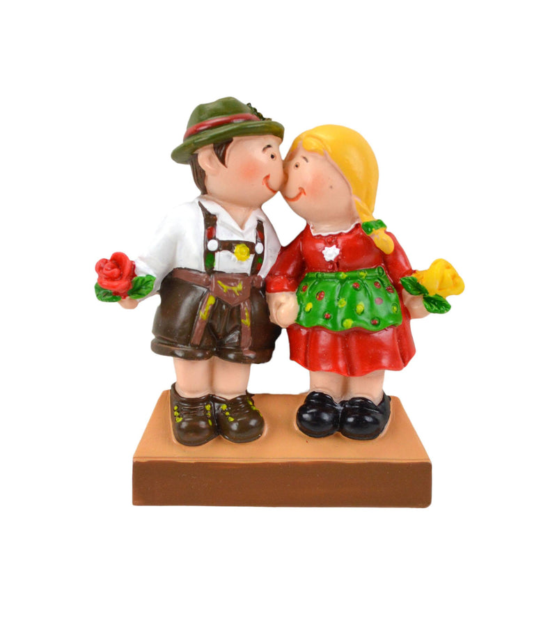 German Gift Idea Couple in Costume Fridge Magnet - GermanGiftOutlet.com
