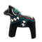 Magnetic Dala Horse Black/2"-MA03