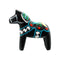 Magnetic Dala Horse Black/2"