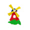 Decorative Dutch Poly Windmill Kitchen Magnet Red