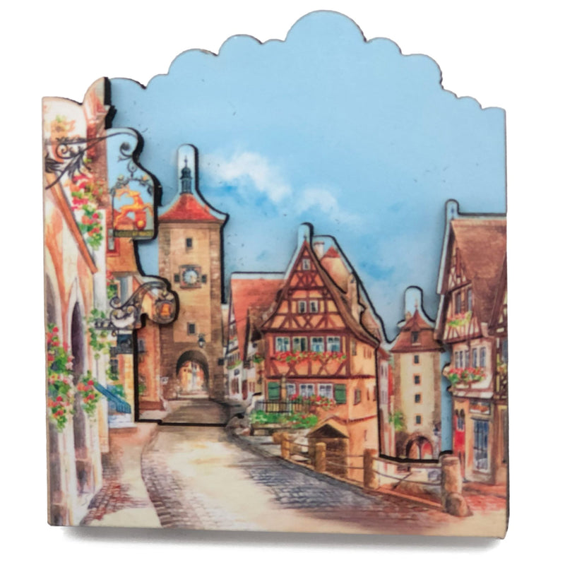 German Village Fridge Magnet