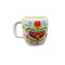 Rosemaling and Lovebirds Decorative Ceramic Mug Magnet - 1 - GermanGiftOutlet.com