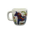 Blue Dala Horse Decorative Ceramic Mug Magnet  - GermanGiftOutlet.com