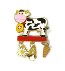 Cow Collectors Gift Idea Kitchen Magnet with Charms - GermanGiftOutlet.com