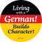 Metal Button: Living with a German - GermanGiftOutlet.com

