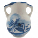 Miniature Ceramic Delft Blue Vase - GermanGiftOutlet.com
 - 1