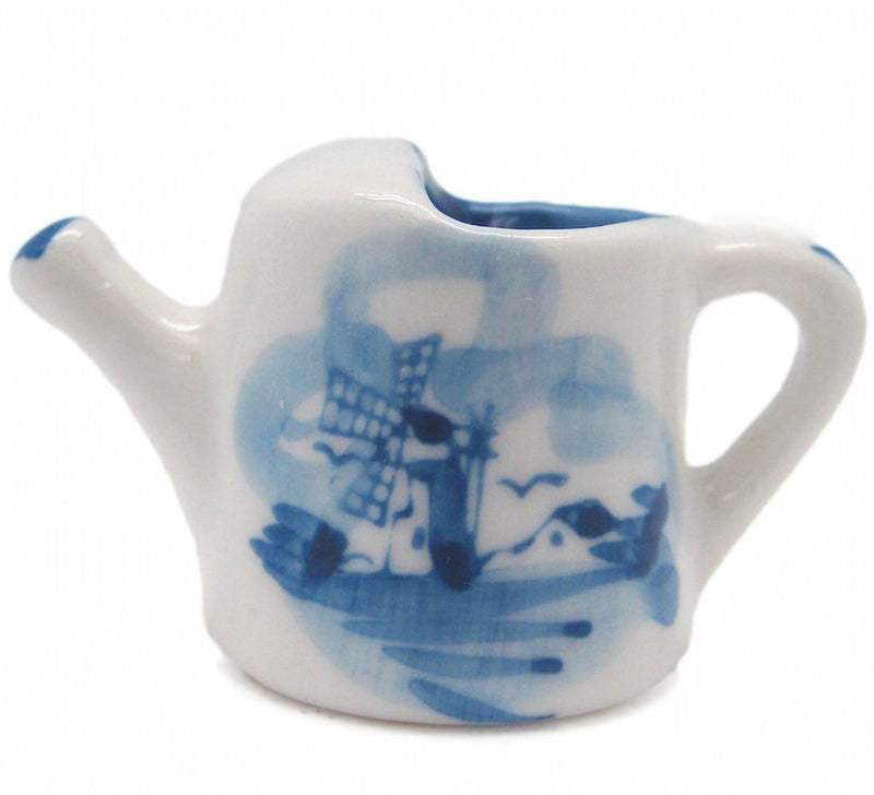 Miniature Ceramic Delft Blue Water Can - GermanGiftOutlet.com
 - 1