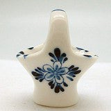 Miniature Ceramic Delft Blue Basket - GermanGiftOutlet.com
 - 2