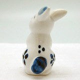 Ceramic Miniatures Animals Delft Blue Rabbit - GermanGiftOutlet.com
 - 2