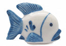 Ceramic Miniatures Animals Delft Blue Fish - GermanGiftOutlet.com
 - 1