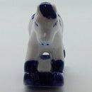 Porcelain Miniatures Animal Delft Rocking Horse - GermanGiftOutlet.com
 - 3