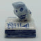 Porcelain Miniatures Animal Delft Blue Owl - GermanGiftOutlet.com
 - 2
