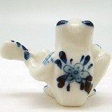 Porcelain Miniatures Animal Delft Frog Guitar - GermanGiftOutlet.com
 - 2