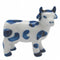 Porcelain Miniatures Animal Delft Happy Cow - GermanGiftOutlet.com
 - 1
