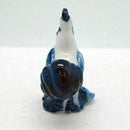 Miniature Animals Delft Blue Ceramic Rooster - GermanGiftOutlet.com
 - 3