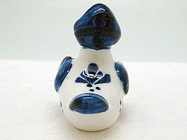 Animals Miniatures Delft Blue Happy Duck - GermanGiftOutlet.com
 - 3