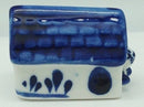 Miniature Animals Delft Blue Ceramic Dog House - GermanGiftOutlet.com
 - 2