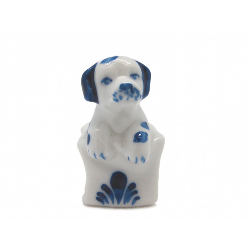 Animals Miniatures Dog In Sack Delft-MI01