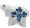 Porcelain Animals Blue Miniatures Lamb - GermanGiftOutlet.com
 - 1