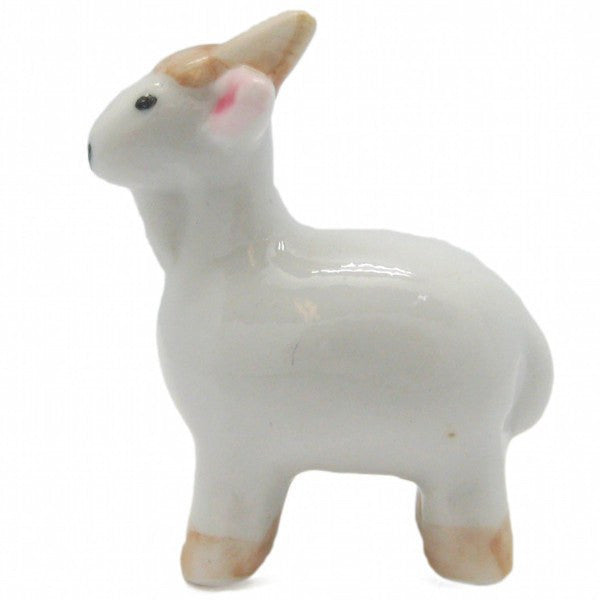 Porcelain Animals Miniatures Goat - GermanGiftOutlet.com
 - 1