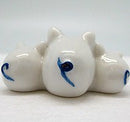 Porcelain Animals Miniatures Delft Blue Pig - GermanGiftOutlet.com
 - 2