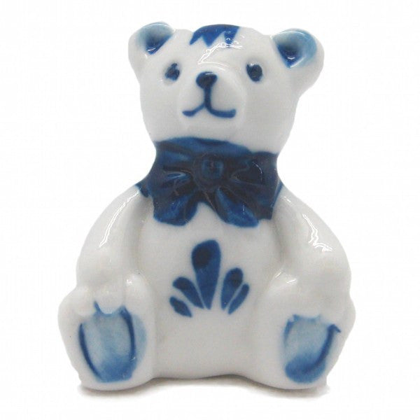 German Miniatures Blue Teddy Bear - GermanGiftOutlet.com
 - 1