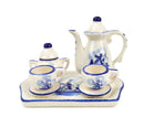 Collectible Miniature Ceramic Tea Set with Windmill Design  - GermanGiftOutlet.com