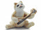 Miniature Musical Instrument Cat With Banjo - GermanGiftOutlet.com
 - 1