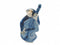 Miniature Musical Instrument Blue Monkey With Bass - GermanGiftOutlet.com
 - 1