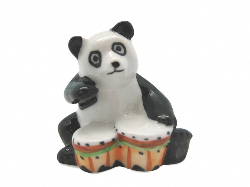 Miniature Musical Instrument Panda With Drum - GermanGiftOutlet.com
 - 1