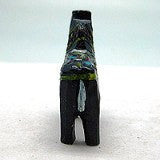 Dala Horse Blue Poly Resin Miniature - GermanGiftOutlet.com
 - 2